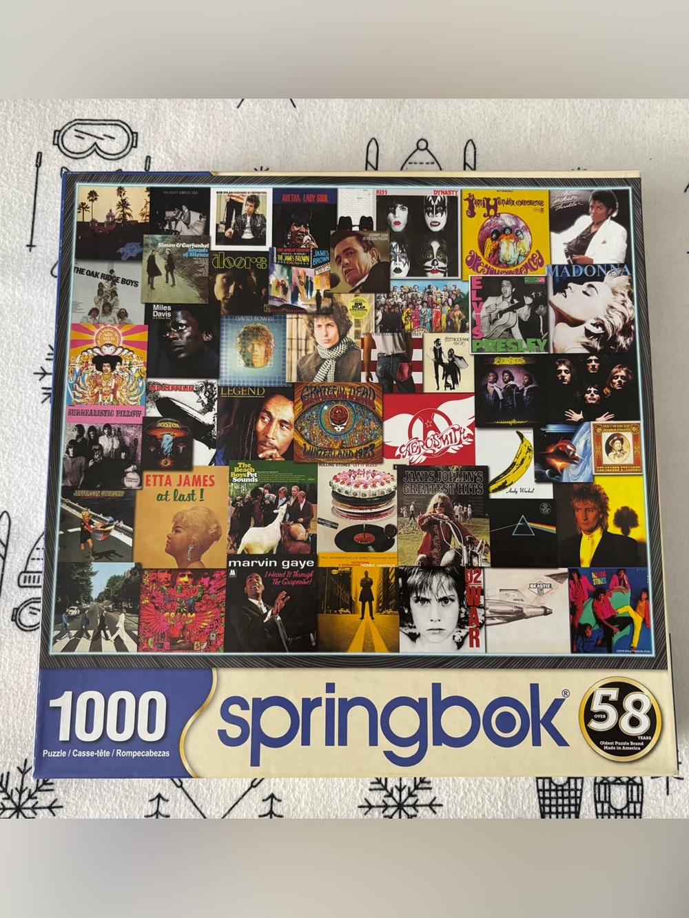 Springbok 1000-Piece Multicolor Music Collage Jigsaw Puzzle